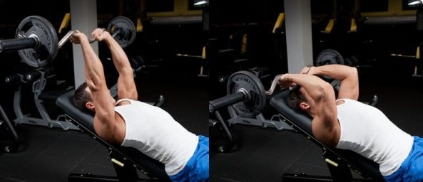 تمرين بار زجزاج مستوي علوي تمرين بار زجزاج مستوي علوي