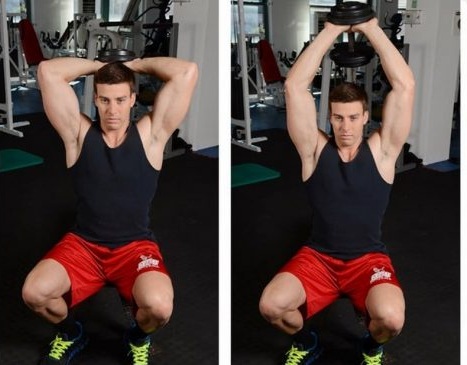 تمرين دمبل خلفي تمرين دمبل خلفي