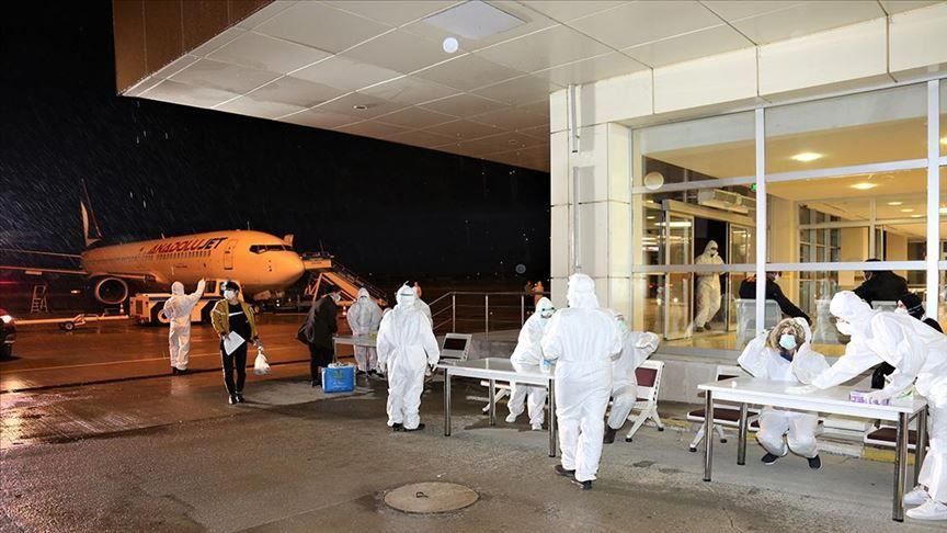 450 تركياً يكملون الحجر الصحي بعد إجلائهم من الجزائر