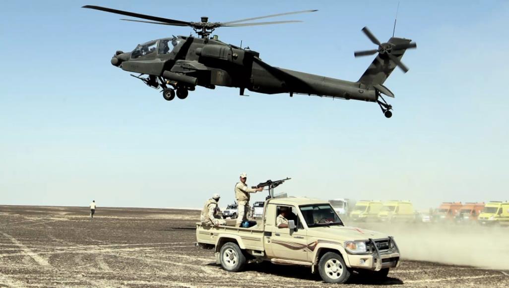 السيسي من السياسة إلى القوة الغاشمة.. وسيناء تراوح مكانها "العملية الشاملة سيناء 2018" دخلت عامها الثالث، رغم أن السيسي أمهل الجيش ثلاثة أشهر فقط (الجزيرة)