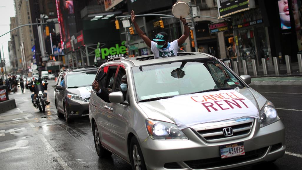 سكان نيويورك يتمردون ويرفضون دفع الإيجار نحو ثلثي سكان نيويورك البالغ عددهم 8.6 ملايين هم من المستأجرين (الفرنسية)