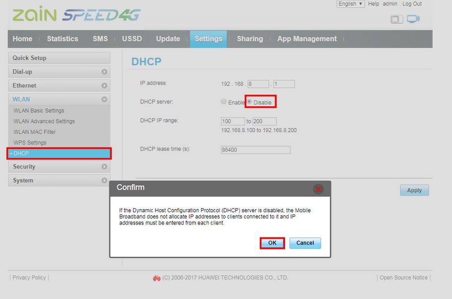 اعدادات راوتر هواوي زين اعدادات راوتر هواوي زين