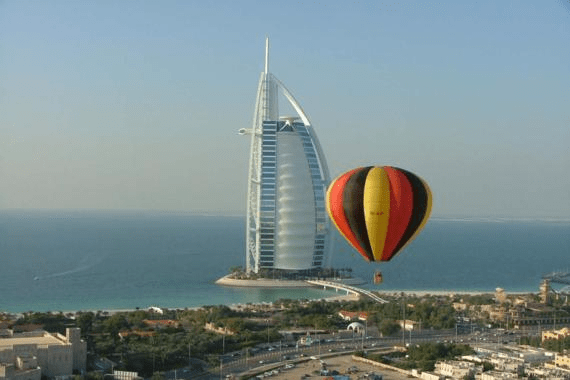 سعر ركوب المنطاد في دبي