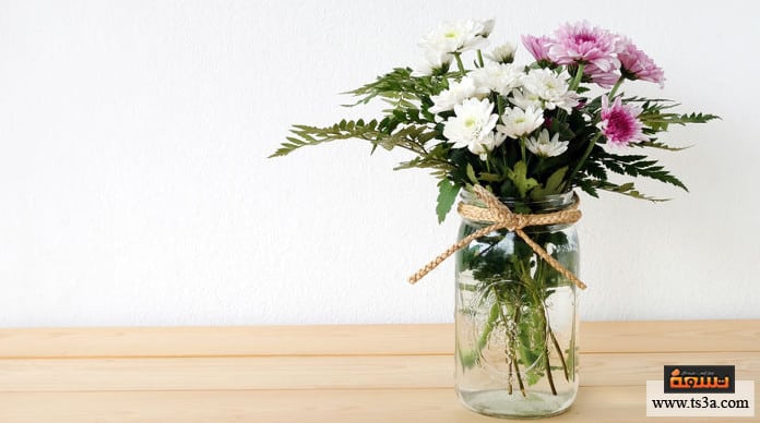 صناعة الهدايا برطمان زهور بسيط وملون