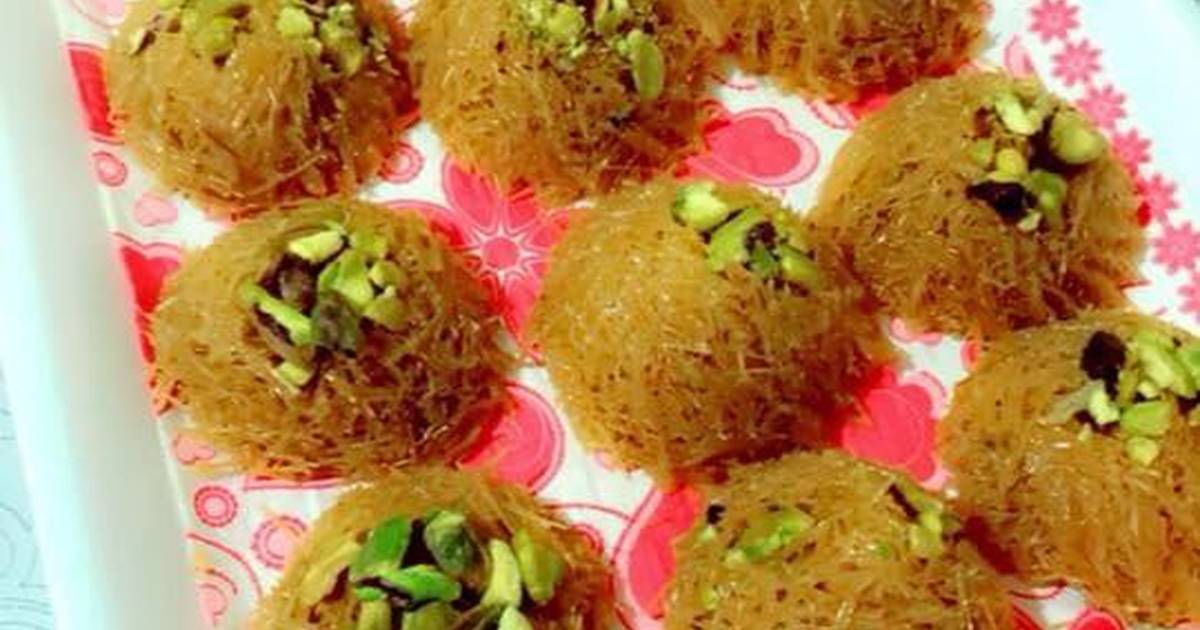 حلى الشعيرية الباكستانية بالنستله والكيري حلى الشعيرية الباكستانية بالنستله والكيري