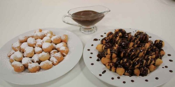 طريقة عمل الزلابية بالشيكولاتة طريقة عمل الزلابية بالشيكولاتة