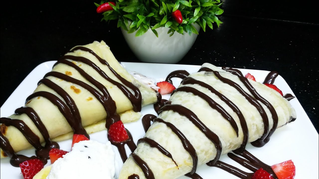 الكريب بالآيس كريم الكريب بالآيس كريم