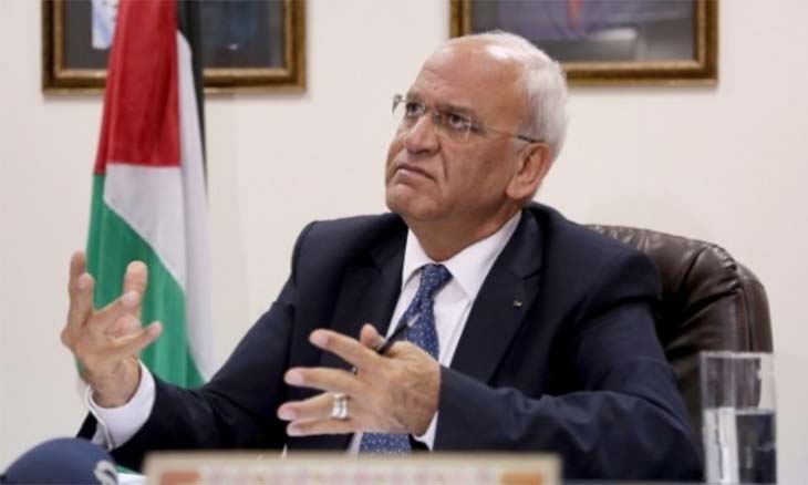 عريقات: نجري اتصالات مع الدول العربية لمنع “التطبيع” مع إسرائيل