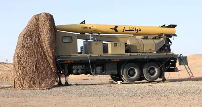 صاروخ إيراني من نوع ذو الفقار صاروخ إيراني من نوع ذو الفقار