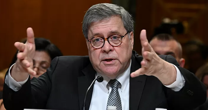 وزير العدل الأمريكي وليام بار وزير العدل الأمريكي وليام بار