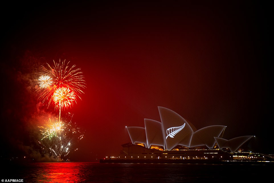 11072380-6816645-image-a-71_1552741247027 New South Wales Premier Glady Berejiklian said the display was a show of solidarity with the victims of Christchurch