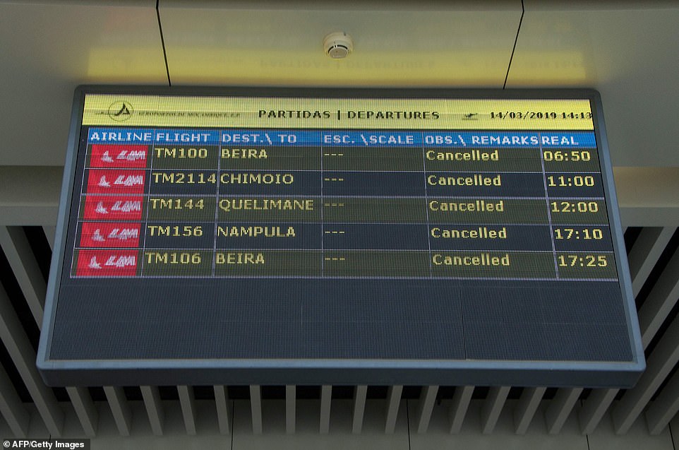 11144244-6822597-flights_at_maputo_international_airport_in_mozambique_s_capital_-a-11_1552931810494 Flights at Maputo International Airport in Mozambique's capital are shown as cancelled in the wake of the natural disaster