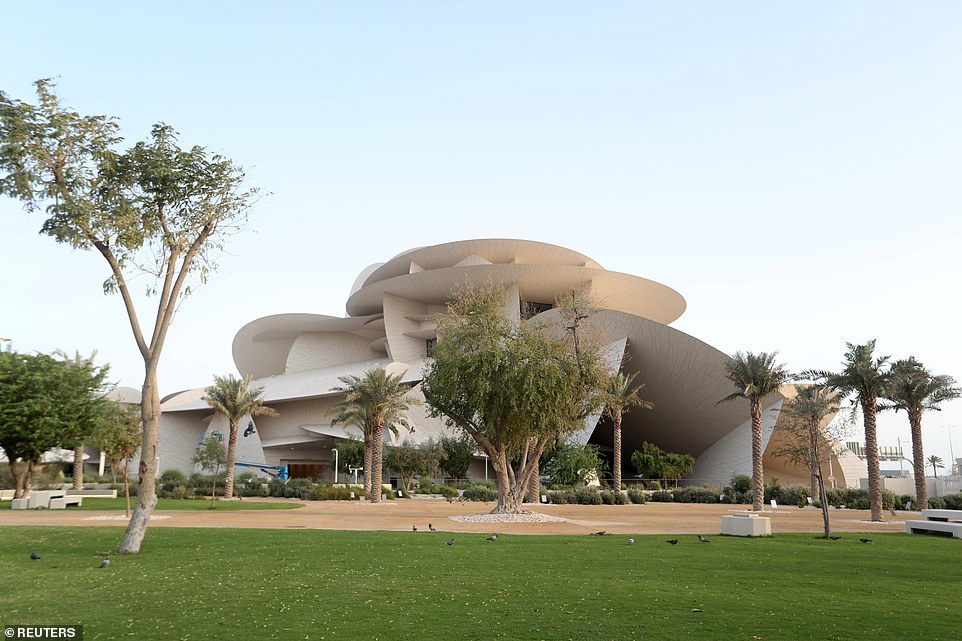 11557122-6846189-image-a-6_1553763380548 The museum is among a growing list of spectacular buildings in Qatar, including the recently opened national library and Museum of Islamic Art further along the corniche