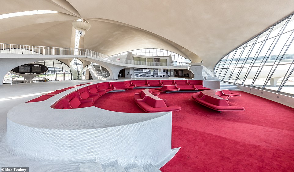 12563922-6946533-photos_show_that_the_huge_lobby_area_is_pretty_much_complete_wit-a-46_1556008007825 Photos show that the huge lobby area is pretty much complete, with red carpeting laid down and a museum area detailing the terminal's history