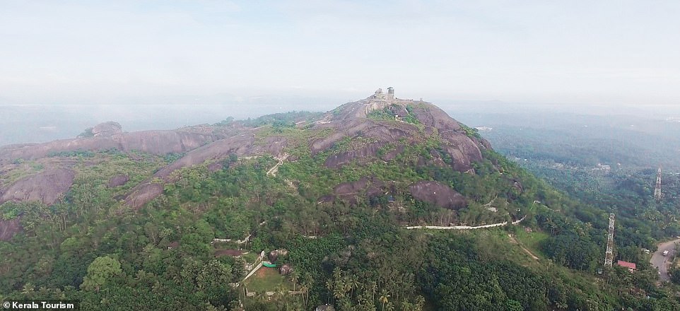 12604294-6947217-image-a-7_1556008492986 The giant bird is constructed out of compacted concrete, except for the talons which are stainless steel. Work on the monument started in 2011 and it opened to the public in early 2017