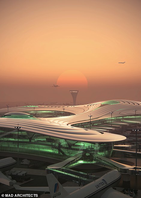 13910422-7067055-image-m-36_1558710910887 With this creative airport terminal in the pipe line, Harbin is set to establish itself as a major air hub in northern part of China