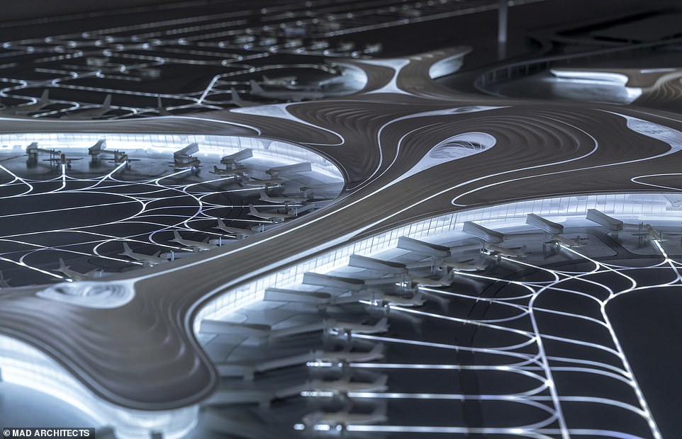 13910430-7067055-image-a-31_1558710899121 Harbin, home to 9.2 million people, has been expanding its airport. The second terminal of the Taiping airport opened last April