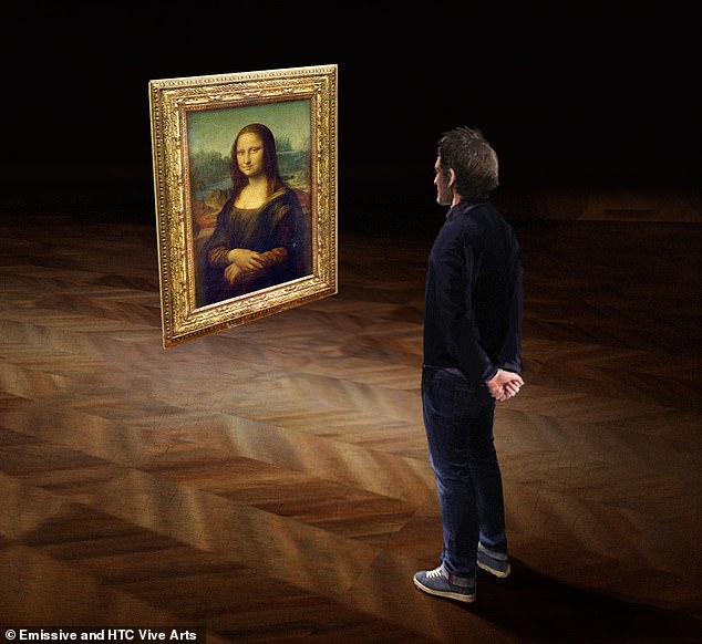 14881246-7149189-image-a-4_1560766156048 The digital experience (pictured, artist's impression) will be released in October. when the Louvre will also be opening the doors to its new da Vinci retrospective