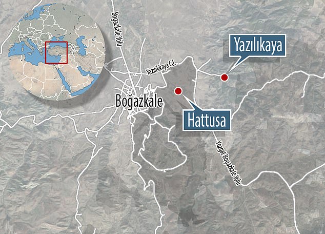 15385876-7193101-image-a-99_1561742139398 During the Bronze Age, the city of Hattusa — located in what is today northern Turkey — was the capital of the Hittite empire and home to temples, royal residences and fortifications