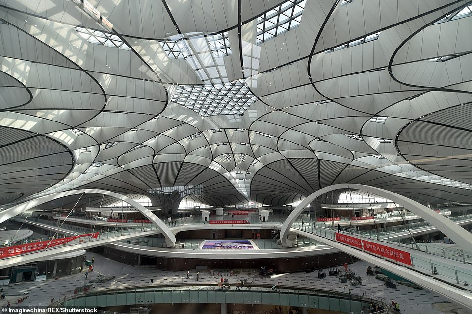 15479754-7200627-the_chinese_capital_city_is_frequently_affected_by_poor_air_qual-m-197_1561987024677 The Chinese capital city is frequently affected by poor air quality. Authorities say pilots would be able to carry out 'blind landing' and take off with visibility as low as 75 metres (246 feet) at the new Beijing airport because of its high-tech systems