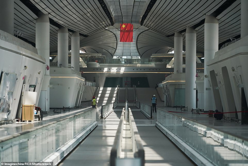 15479764-7200627-image-m-218_1561987284482 State television channel CCTV reported that the SkyTeam alliance, which includes Delta Air France and KLM, will move over to the new airport along, along with its partner Eastern Airlines and China Southern Airlines