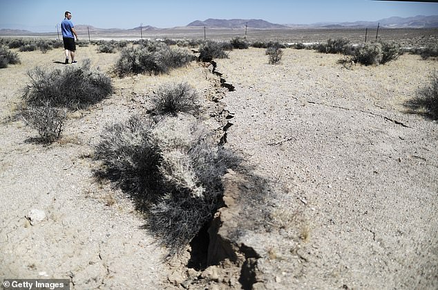 15762142-7223681-image-a-1_1562574547594-2 Ridgecrest in southern California has been rocked by 3,000 minor tremors since the 7.1-magnitude earthquake on July 5