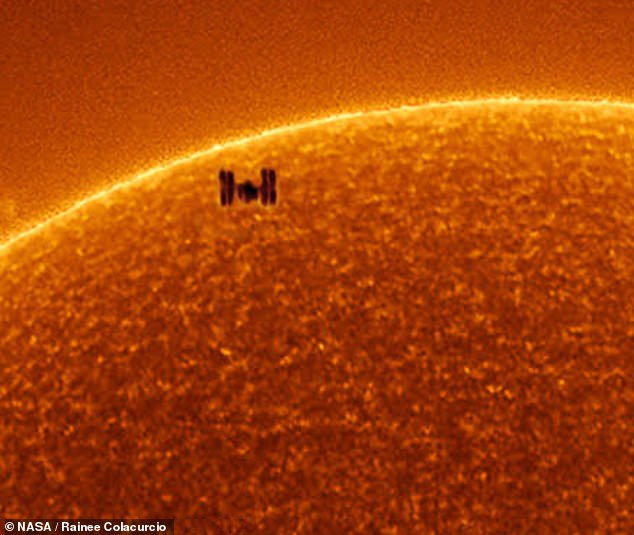 16106560-7252043-image-a-10_1563269723299 The remarkable composite image, which was taken by photographer Rainee Colacurcio, was selected as a NASA Astronomy Picture of the Day