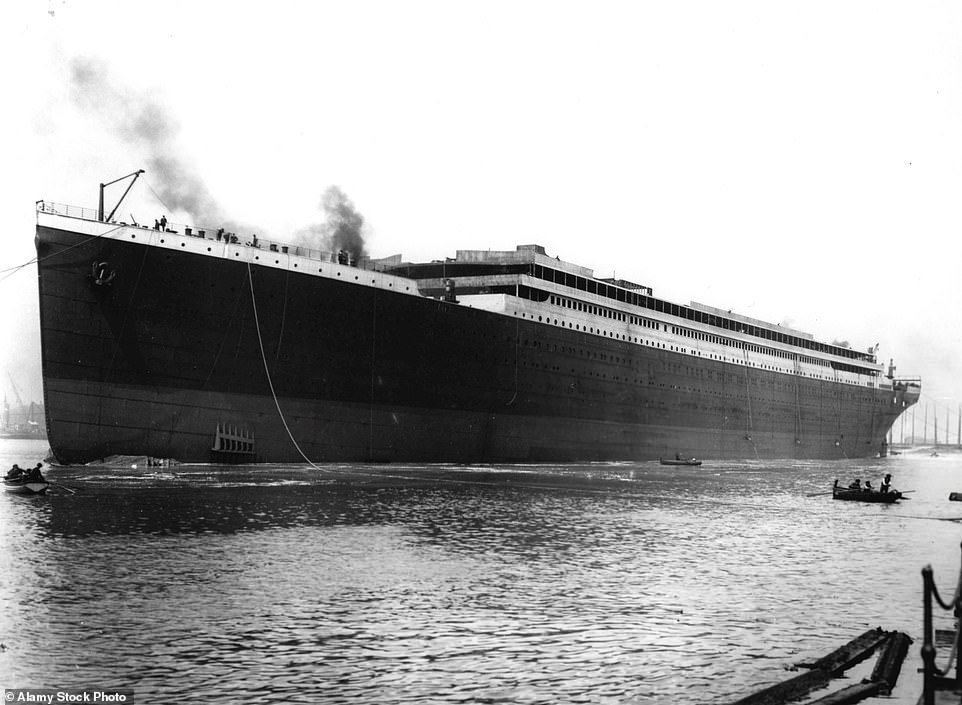 17531312-7379953-image-a-32_1566421977685 The Titanic, built by Belfast's Harland and Wolff shipyard, sank after hitting an iceberg on her maiden voyage from Southampton to New York in 1912, resulting in the deaths of more than 1,500 people