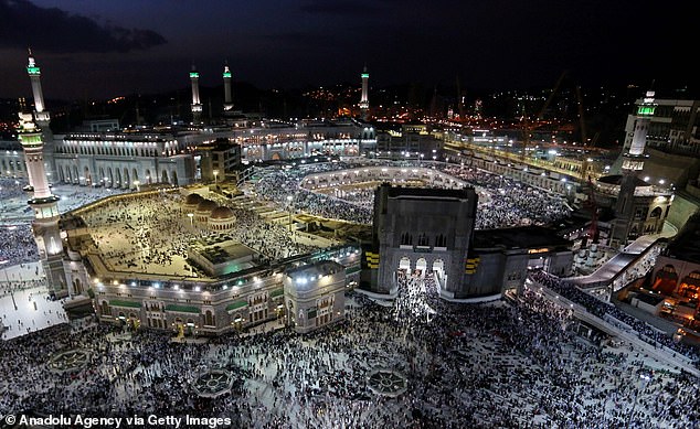 17570226-0-image-a-3_1566482117813 Around a quarter of the world's population, roughly 1.8 billion people, are Muslim and the pilgrimage is a duty for those who are physically and financially able. The five day long ritual involves spending vast amounts of time outdoors and exposed to the elements