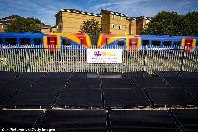 17606966-7386981-image-a-17_1566558662669 Network Rail is making a big push to move away from diesel-powered locomotives and is electrifying the rails to reduce its carbon footprint. This pilot project is hoped to be the first step of this process