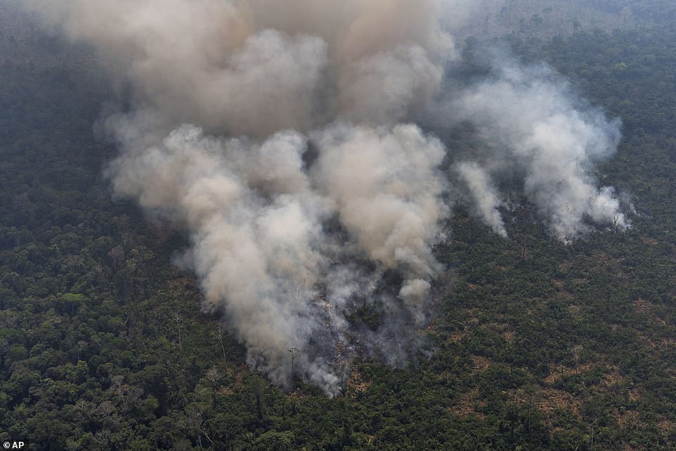 17642148-7390261-fire_consumes_an_area_near_porto_velho_brazil_on_friday_august_2-a-88_1566647549726 Fire consumes an area near Porto Velho, Brazil, on Friday, August 23. Brazilian state experts have reported a record of nearly 77,000 wildfires across the country so far this year