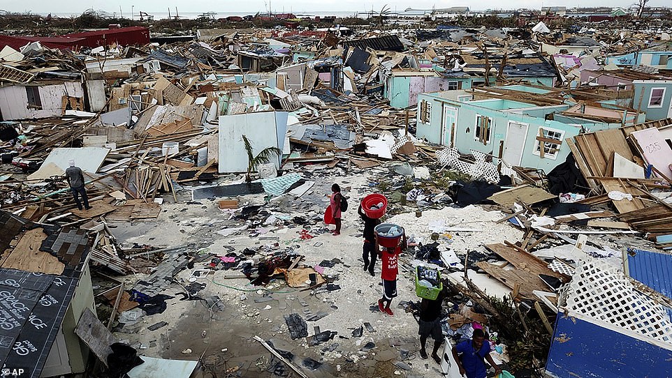 Dorian struck the island chain as a catastrophic Category 5 storm on Sunday and stalled over Abaco and Grand Bahama for the following two days as 185mph winds and torrential rains ravaged countless communities