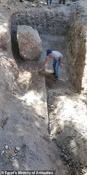 19272706-7535487-image-m-57_1570138983176 It has laid hidden for over 2,200 years, but during routine drilling work the long-lost temple Pharaoh Ptolemy IV is believed to have been discovered