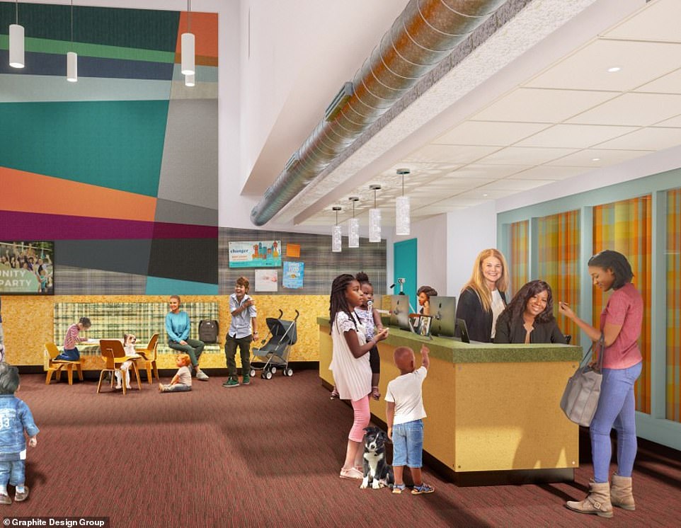 20783924-0-image-a-26_1573254014118 This is also the first Mary's Place location to offer showers and bathtubs for its guests. Altogether there will be 30 rooms for families to stay in, who will have access to health and legal clinics