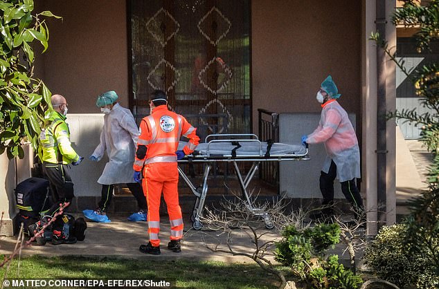 25988792-8113675-image-a-8_1584263435444 The mortuary at the local hospital is full, with bodies kept in churches before funeral service