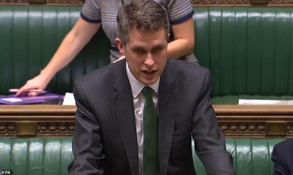 26131222-8126253-gavin_williamson_the_education_secretary_set_out_the_bombshell_p-a-29_1584555529134 Gavin Williamson, the Education Secretary, set out the bombshell plans to the House of Commons at the same time as Mr Johnson addressed the nation during his now daily coronavirus press conference