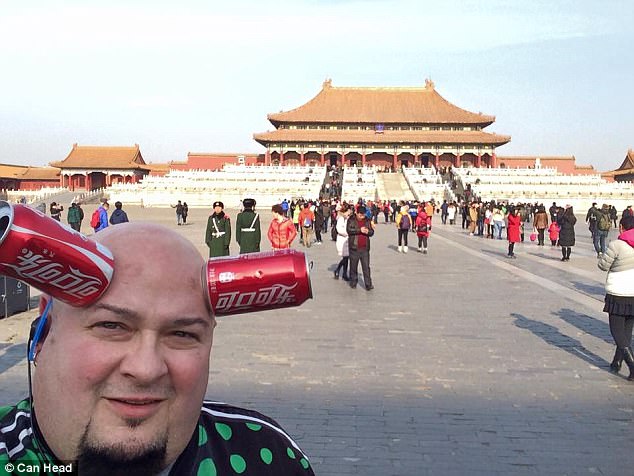 306814ff00000578-3409546-image-a-21_1453350884676 During his visit to China (pictured), Keeton said he was frequently stopped by baffled onlookers