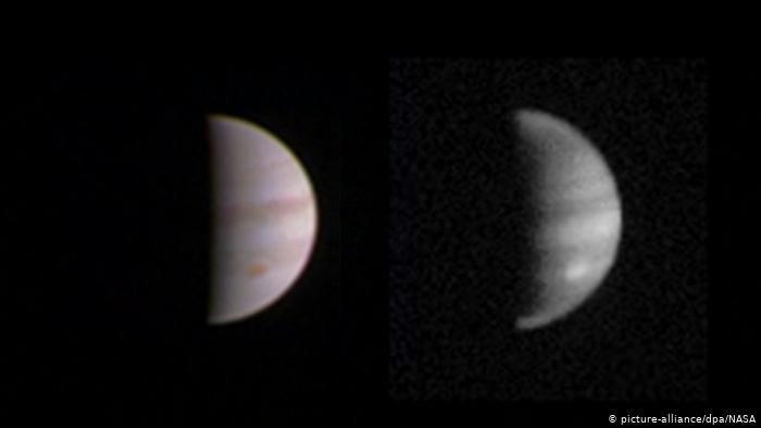 Raumsonde Juno am Jupiter (picture-alliance/dpa/NASA)