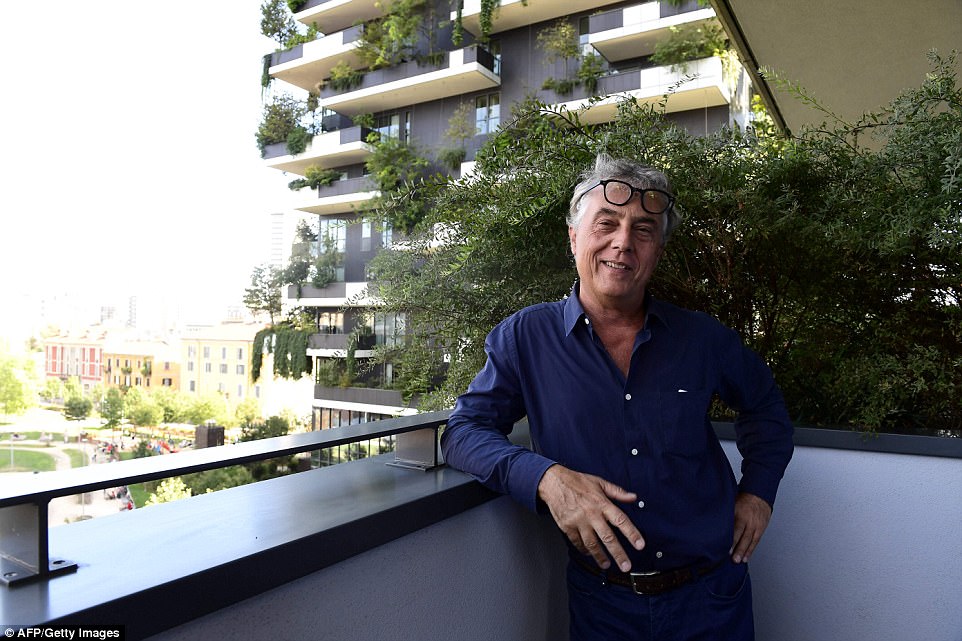 Italian architect and urban planner Stefano Boeri. His firm describes the Vertical Forest as 'a model for a sustainable residential building'