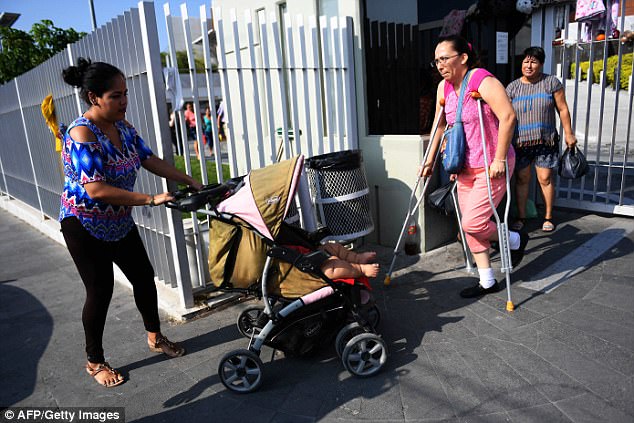 Luis's weight means he cannot crawl or walk, and even struggles to sit upright