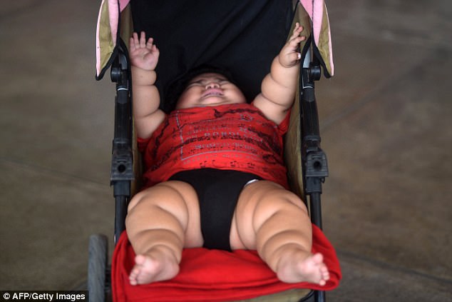 Luis Gonzales, a 10-month-old baby from Mexico, weighs as much as a nine-year-old and doctors are at a loss to understand why