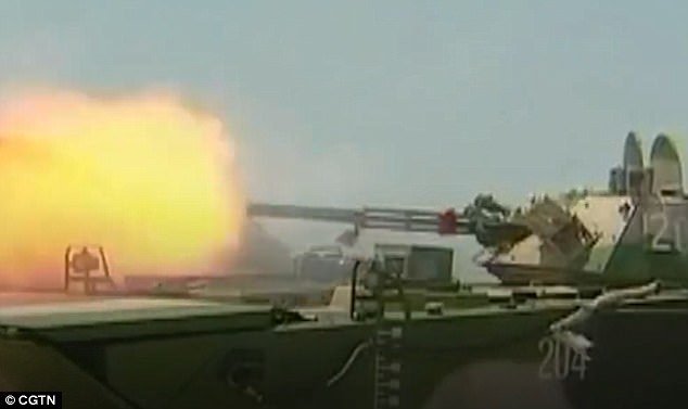 It's said to be armoured with a cannon, machine gun, anti-tank missile and smoke grenades