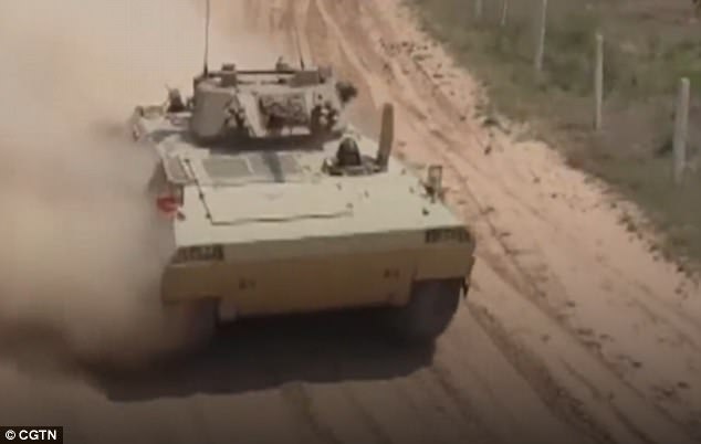 The vehicle is a modified variant of ZTD05 Light Tank, which started producing in 2006