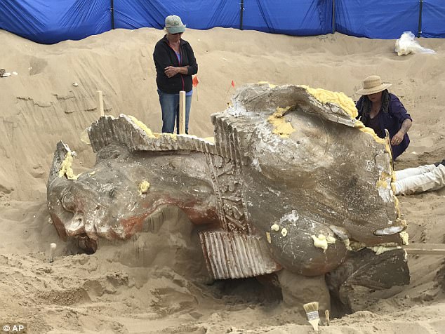 Director Peter Brosnan and a group of filmmakers began looking for the ruins in the 1980s. Excavation finally began of the area, 30 years later