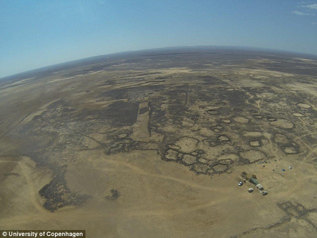 The Natufian people learned to make use of numerous plants and animals where ever they were, and to tend them in a way that led to early settlement. This image shows an aerial view of the settlement site