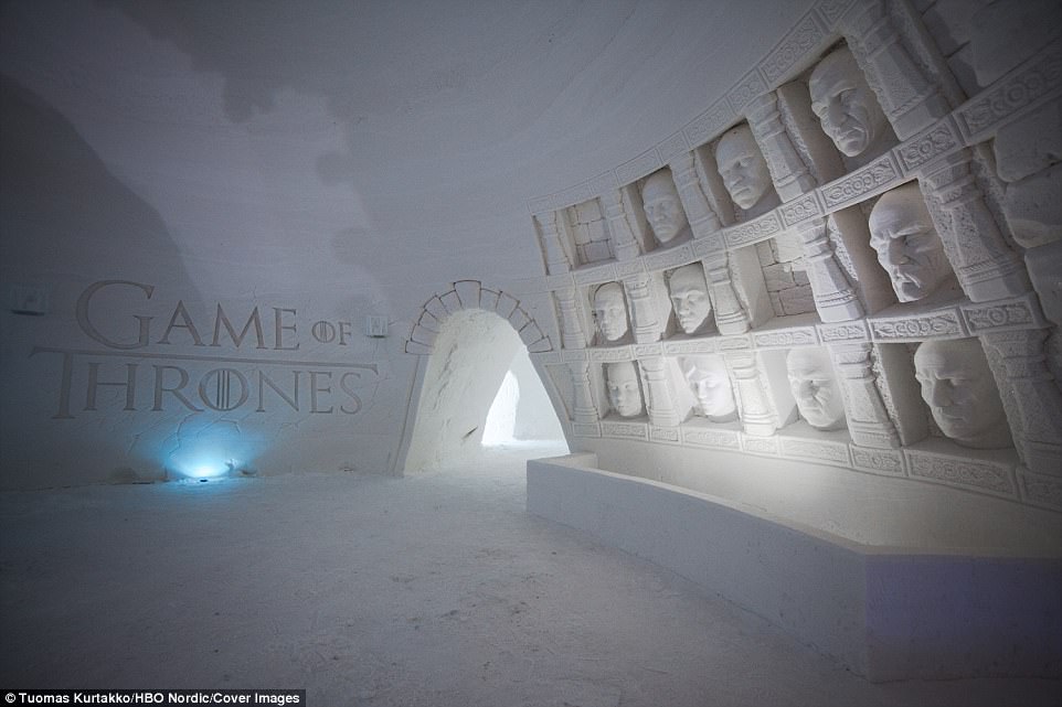 Brrr-illiant: The Game of Thrones-themed hotel that has opened in the Lapland Hotels Snow Village in Finland