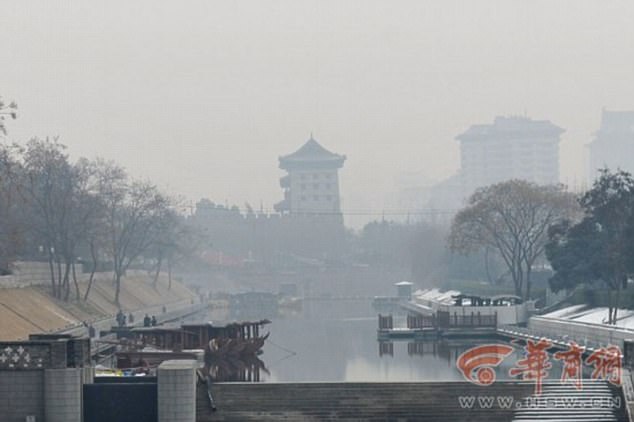 But it could turn worse once it's affected by heavy smog and the sky turned grey and foggy