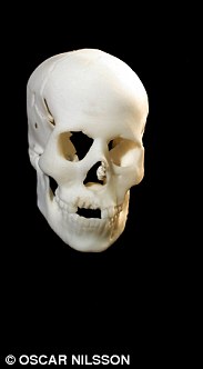 The researchers took CT scans of the skull discovered in a Greek cave, and 3D printed an exact replica
