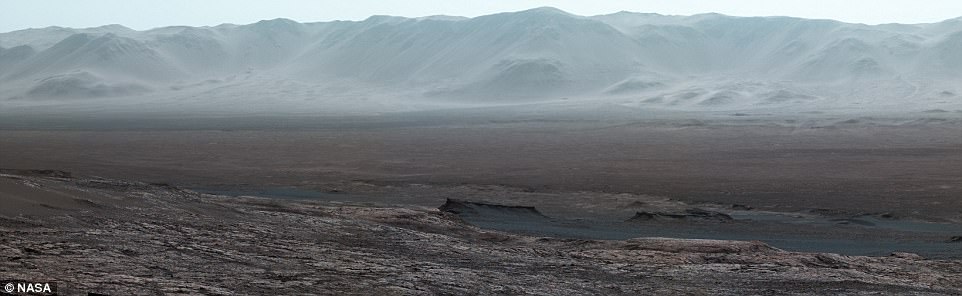 Most of the scene's horizon is the Gale Crater's northern rim, around 1.2 miles (two kilometres) above the rover.  The left-eye camera of the rover's Mastcam took this image, which shows a scene from around two fifths along the ridge