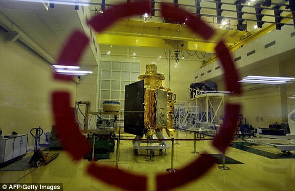 48e63b3200000578-5353121-image-a-44_1517832523765 Chandrayaan-1 (pictured) was India's first lunar orbiter, launched in 2008. The £49 million ($69 million) mission was launched amid national euphoria